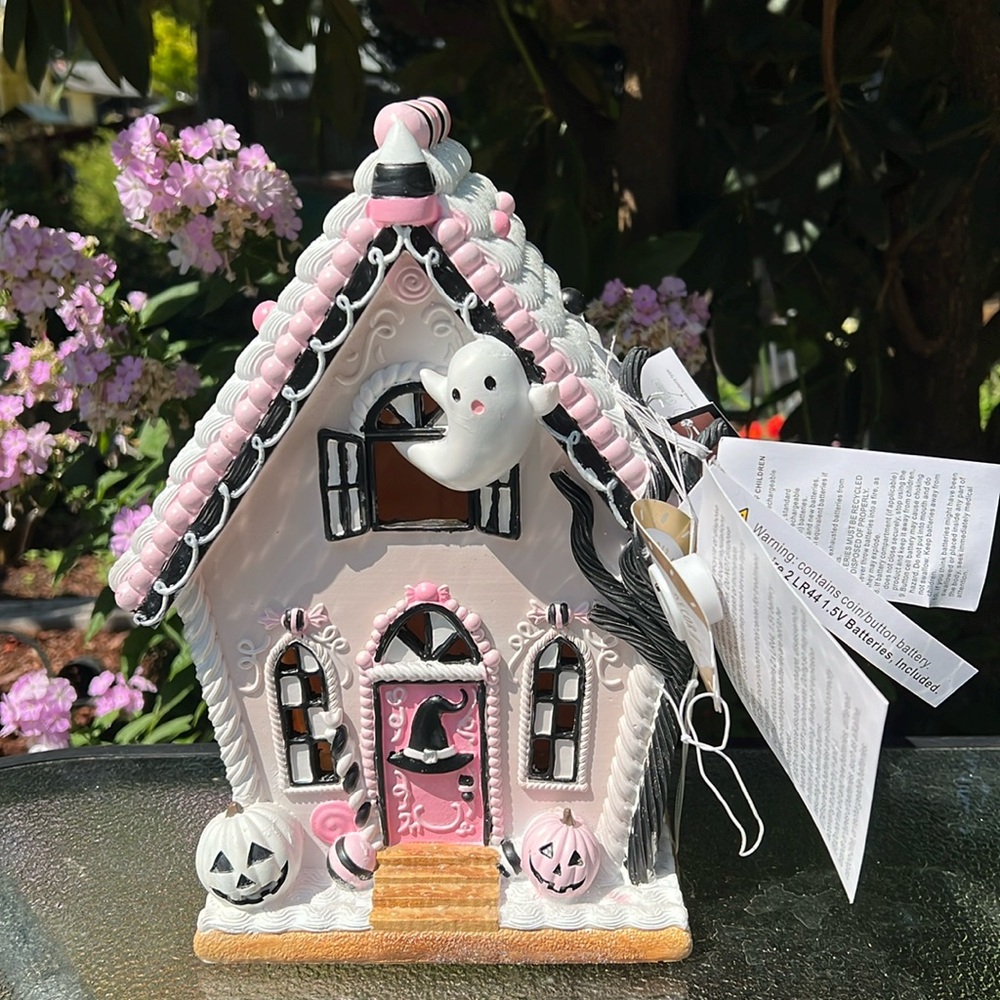 Pink ghost house